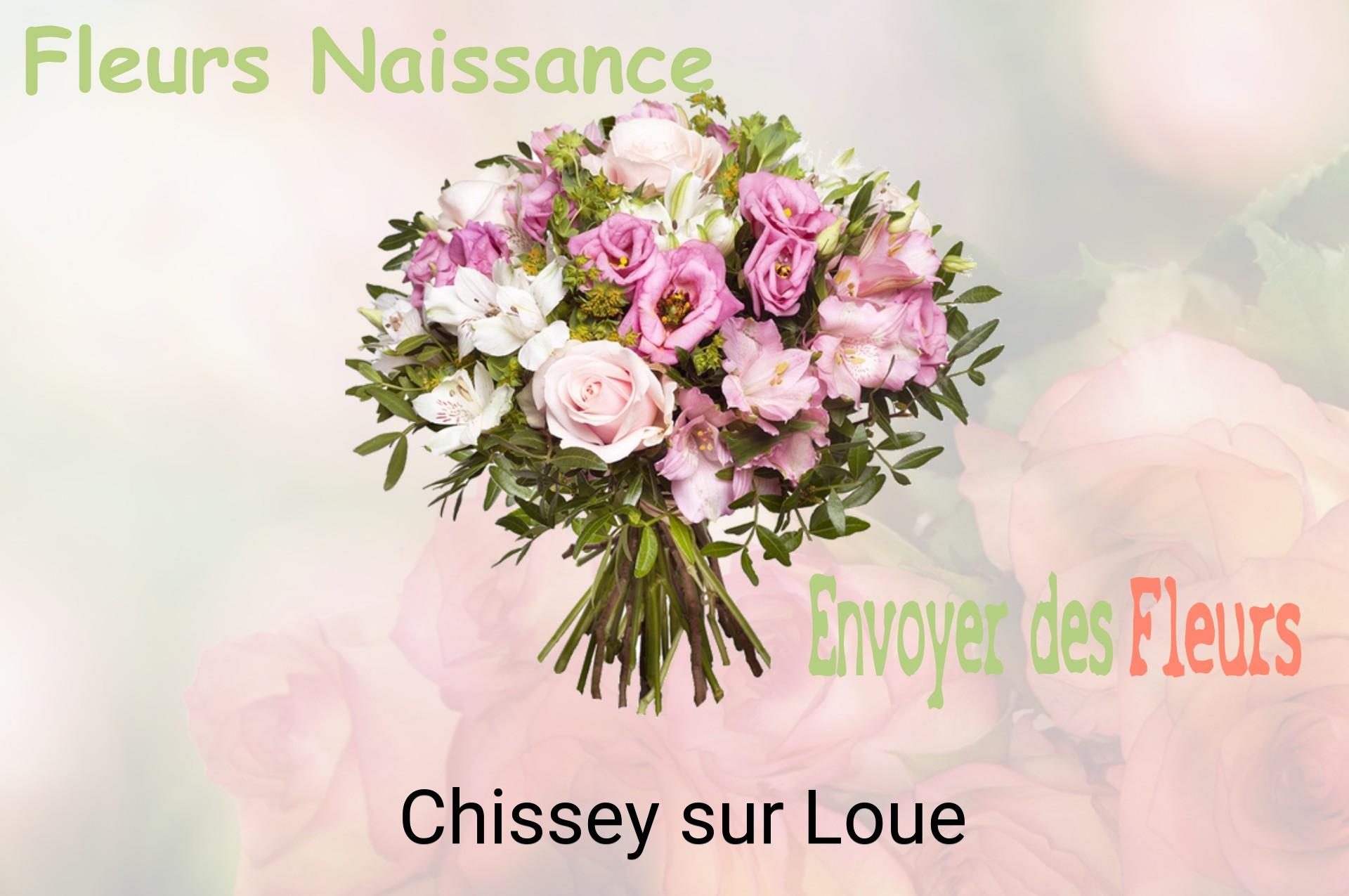 Bouquet de fleurs de naissance livré à Chissey-sur-Loue